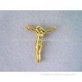 Gold small crucifix pendant